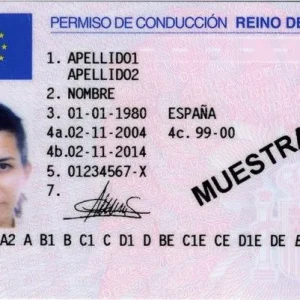 Spanish-driving-license